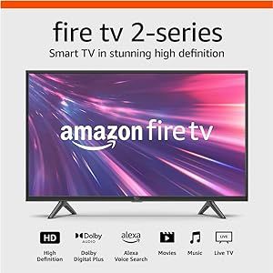 Amazon Fire TV 32" 2-Series HD smart TV with Fire TV Alexa Voice Remote, stream live TV without c... | Amazon (US)