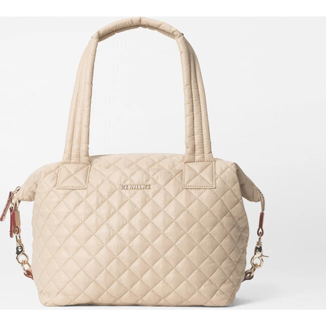 MZ Wallace | Medium Sutton Deluxe, Buff (Beige, One Size) | Maisonette | Maisonette