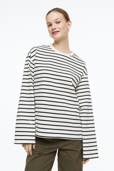 Long-sleeved Jersey Top | H&M (US + CA)