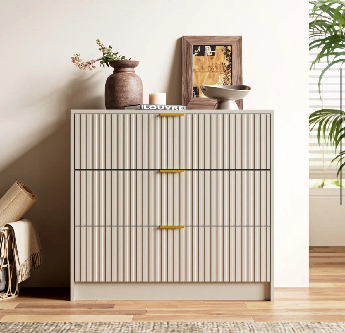 3 Drawer Dresser, Cream Beige with Gold accent handles #blackfriday #sale 


#LTKCyberWeek #LTKHome