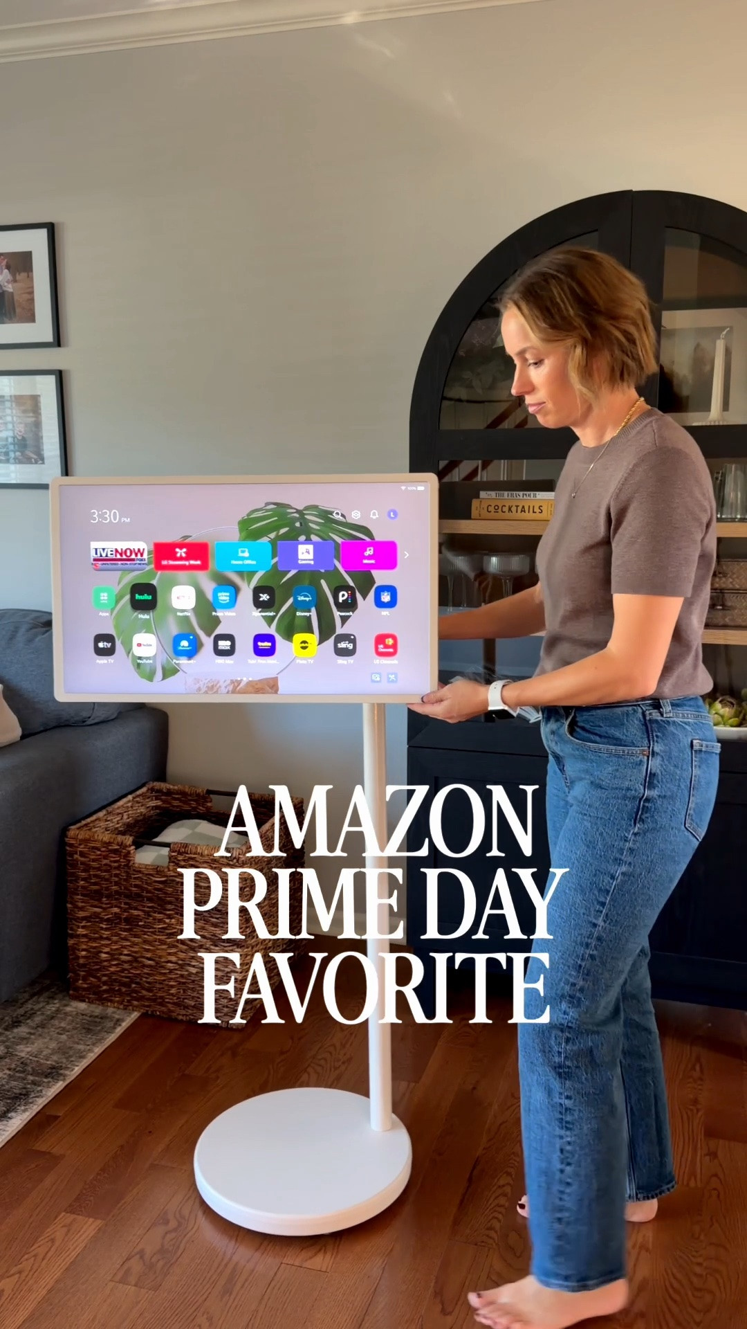 This portable smart TV is 👏🏻👏🏻 we grabbed this last year and have gotten so much use out of it! Also comes with a cover that you can fold back and use as a stand if you want to use as a table top TV or as a monitor for the internet (Just attach a wireless keyboard and you’re in business)! I use this for my workouts too. 🙌🏻 If you’re looking for a splurgeworthy gift, this is it!
.
.
.
.
.
#amazonprime #amazonfinds #amazonmusthaves #splurgeworthy #techgifts