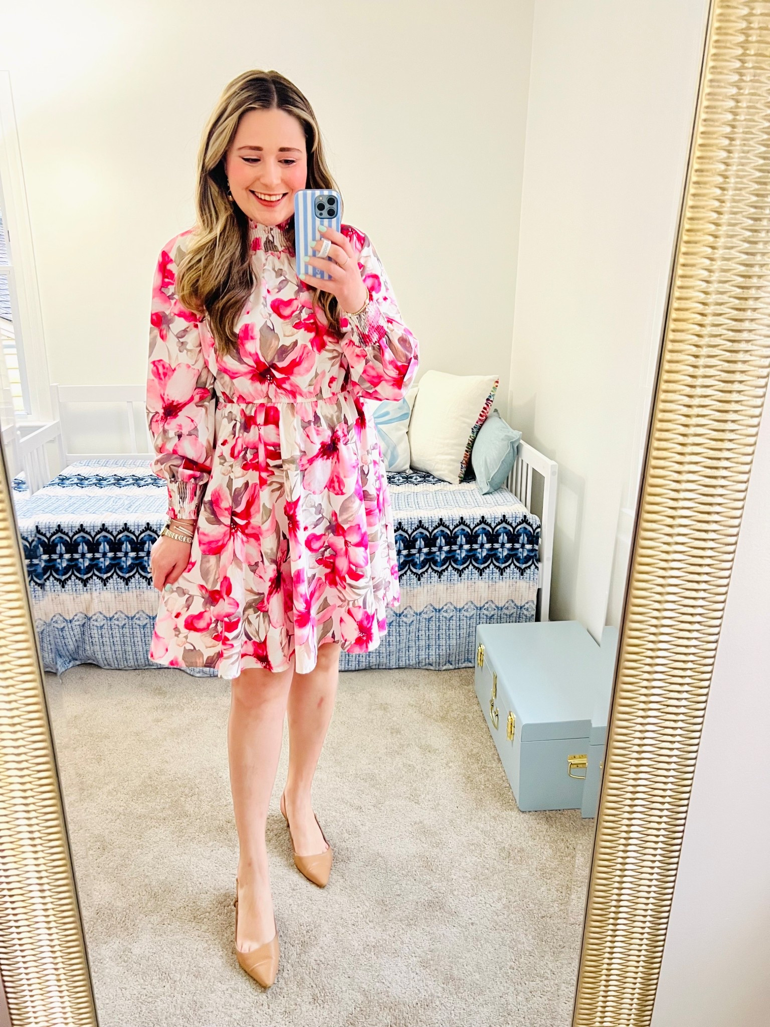 Spring work outfit || floral dress || Easter outfit 

#LTKWorkwear #LTKootd