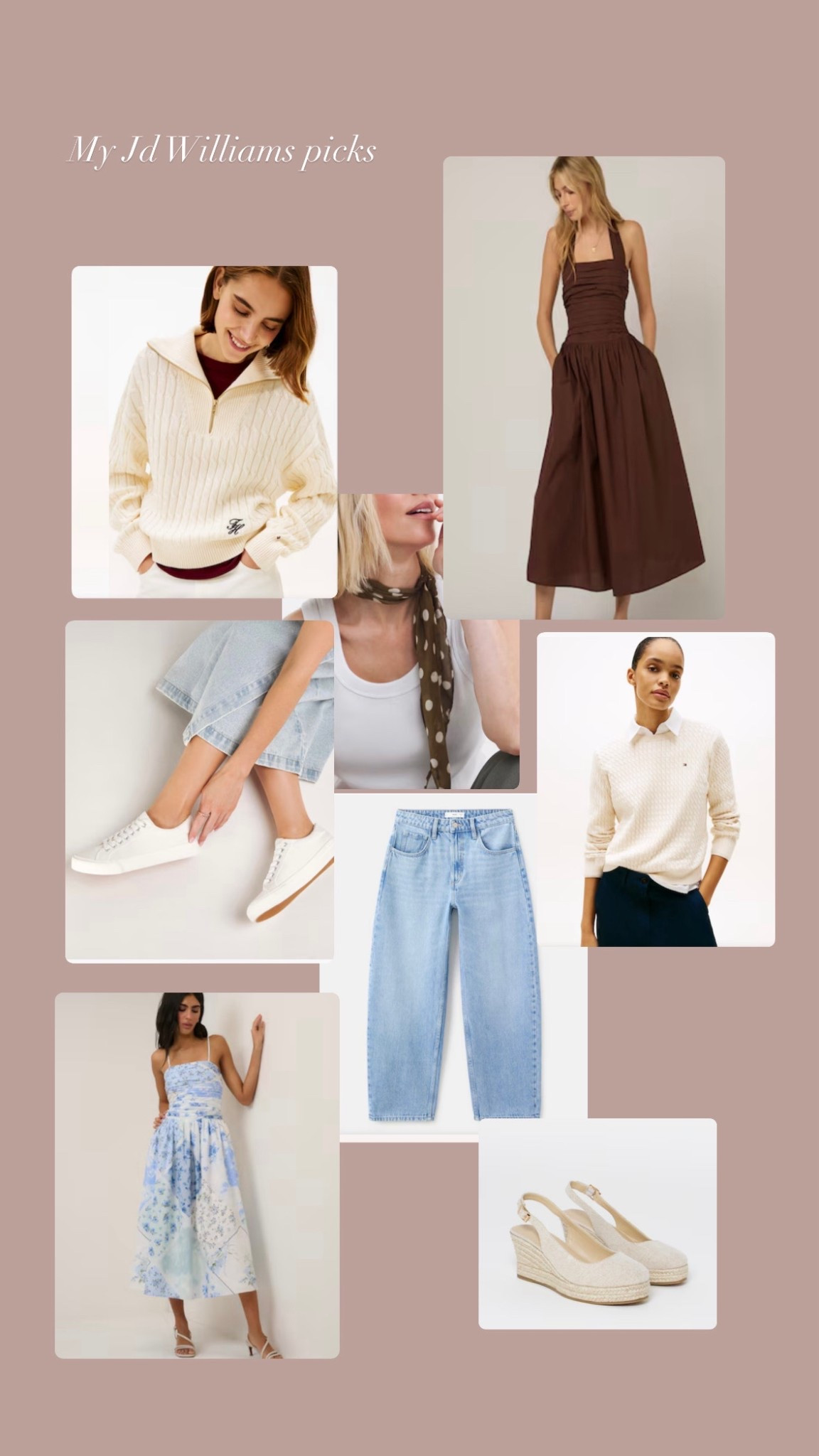 My Jd Williams Spring/Summer picks.. girls weekend addition 
Jeans, dresses, knits, Tommy Hilfiger, Nobody’s child, pumps, classics, mix and match. 

#LTKspring #LTKuk #LTKjeans