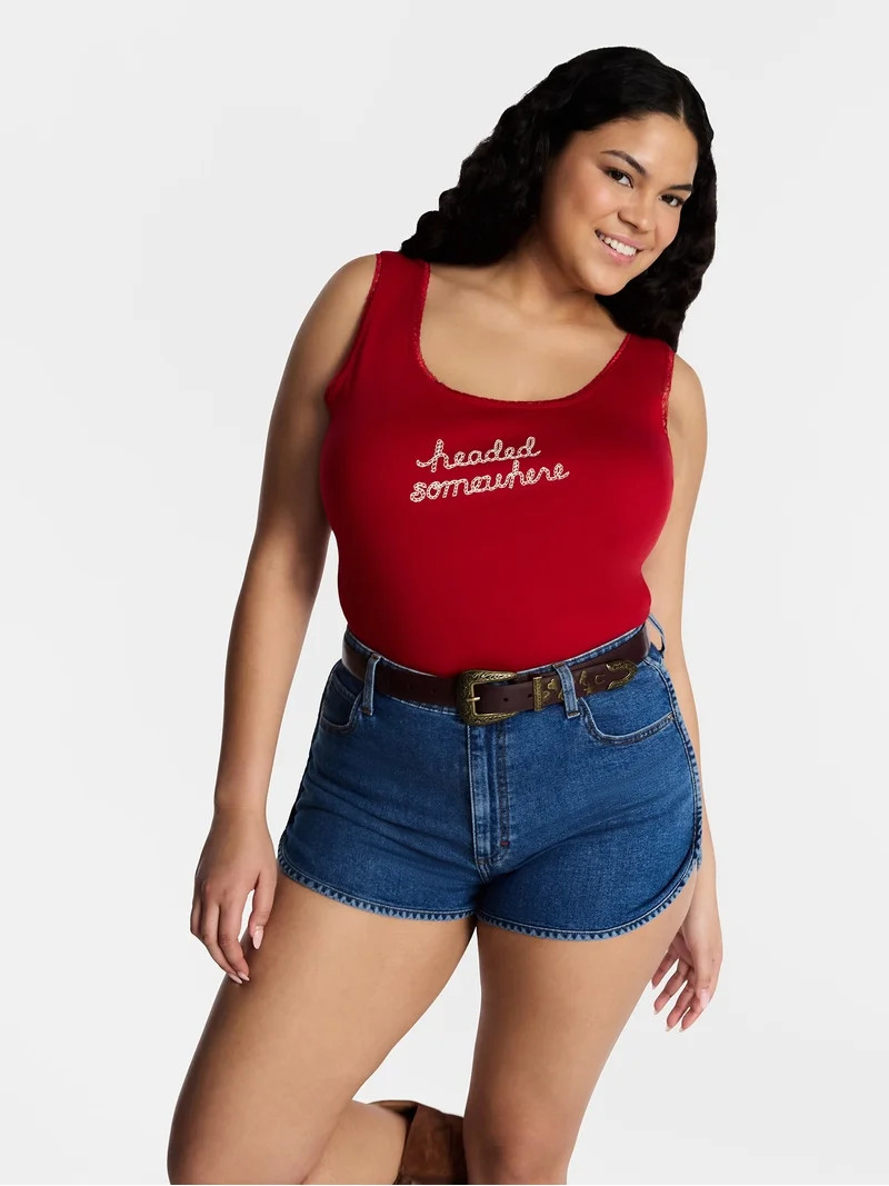 Kacey Lee Women's Headed Somewhere Graphic Tank Top, Sizes XS-XXL | Walmart (US)