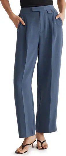 Madewell The Rosedale High Waist Crepe Straight Leg Pants | Nordstrom | Nordstrom