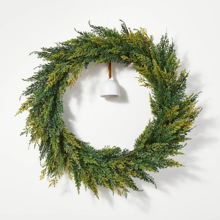 Spruce Wreath with Bell - Threshold&#8482; designed with Studio McGee | Target