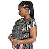 Boppy Baby Carrier - Adjustable ComfyFit, Heathered Gray, Hybrid Wrap with New Adjustable Arm Straps | Amazon (US)
