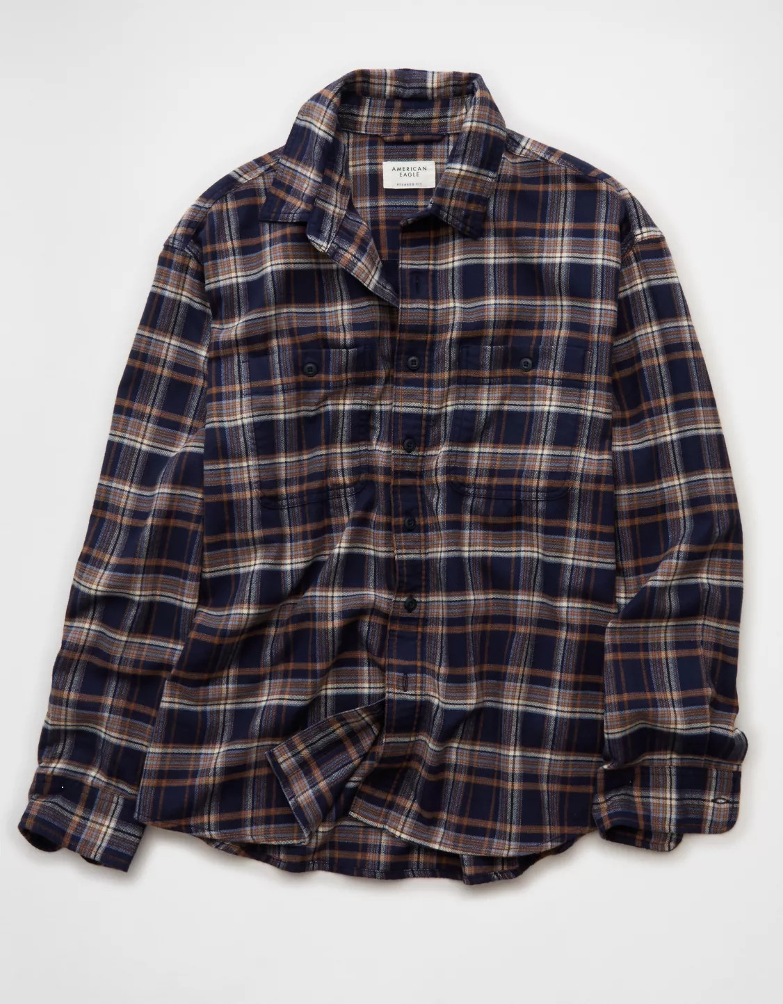 AE Relaxed Fit Everyday Flannel Shirt | American Eagle Outfitters (US & CA)