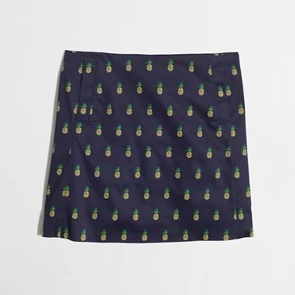 Factory printed cotton sateen mini | J.Crew US