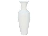 Classic Lacquer White Bamboo Floor Vase, 27" | Houzz (App)