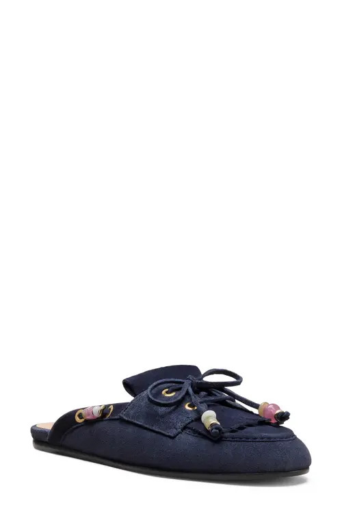 Stuart Weitzman Majorca Tinsley Mule in Nice Blue at Nordstrom, Size 9.5 | Nordstrom