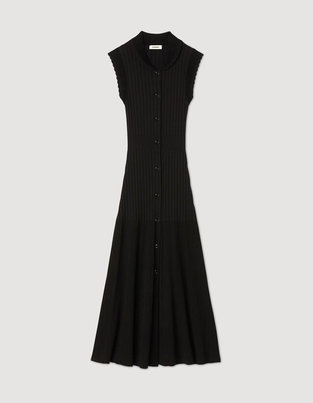 Ribbed maxi dress | Sandro-Paris US