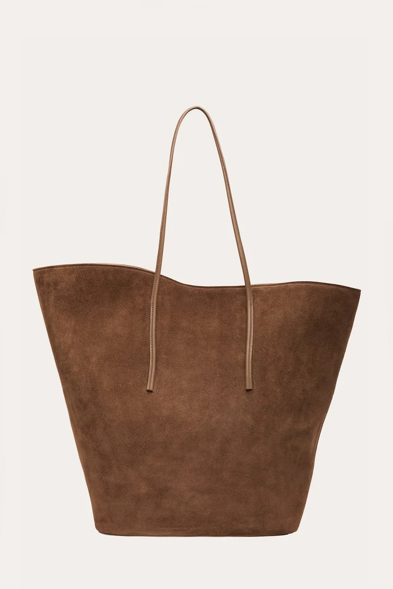 Soft Tulip Tote Chestnut | LITTLE LIFFNER