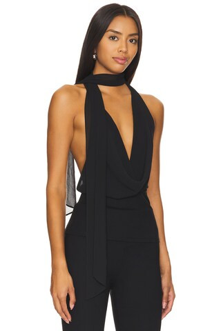 MAJORELLE Kelly Halter Top in Black from Revolve.com | Revolve Clothing (Global)