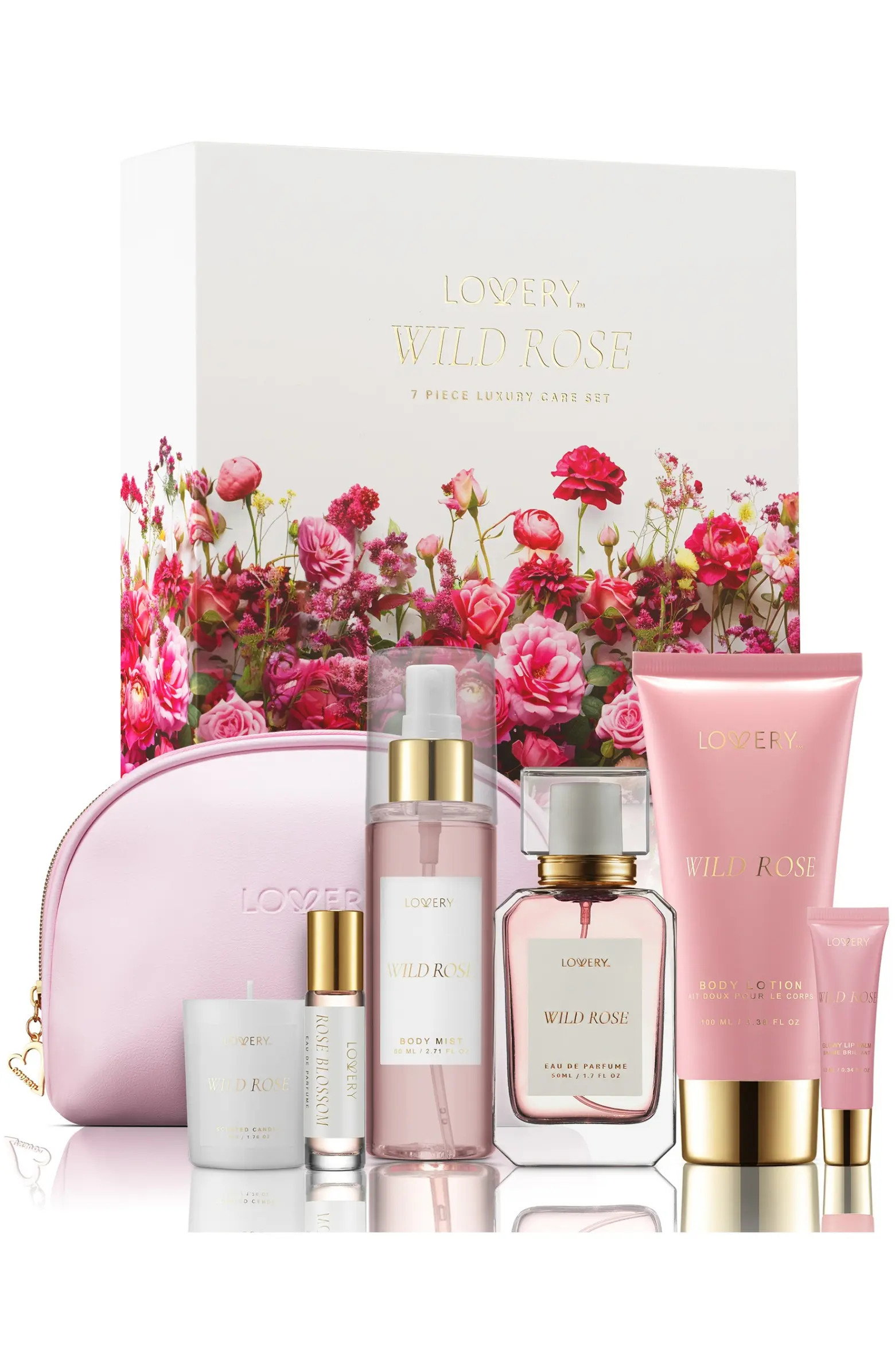 Wild Rose 7-Piece Luxury Gift Set for Women | Nordstrom