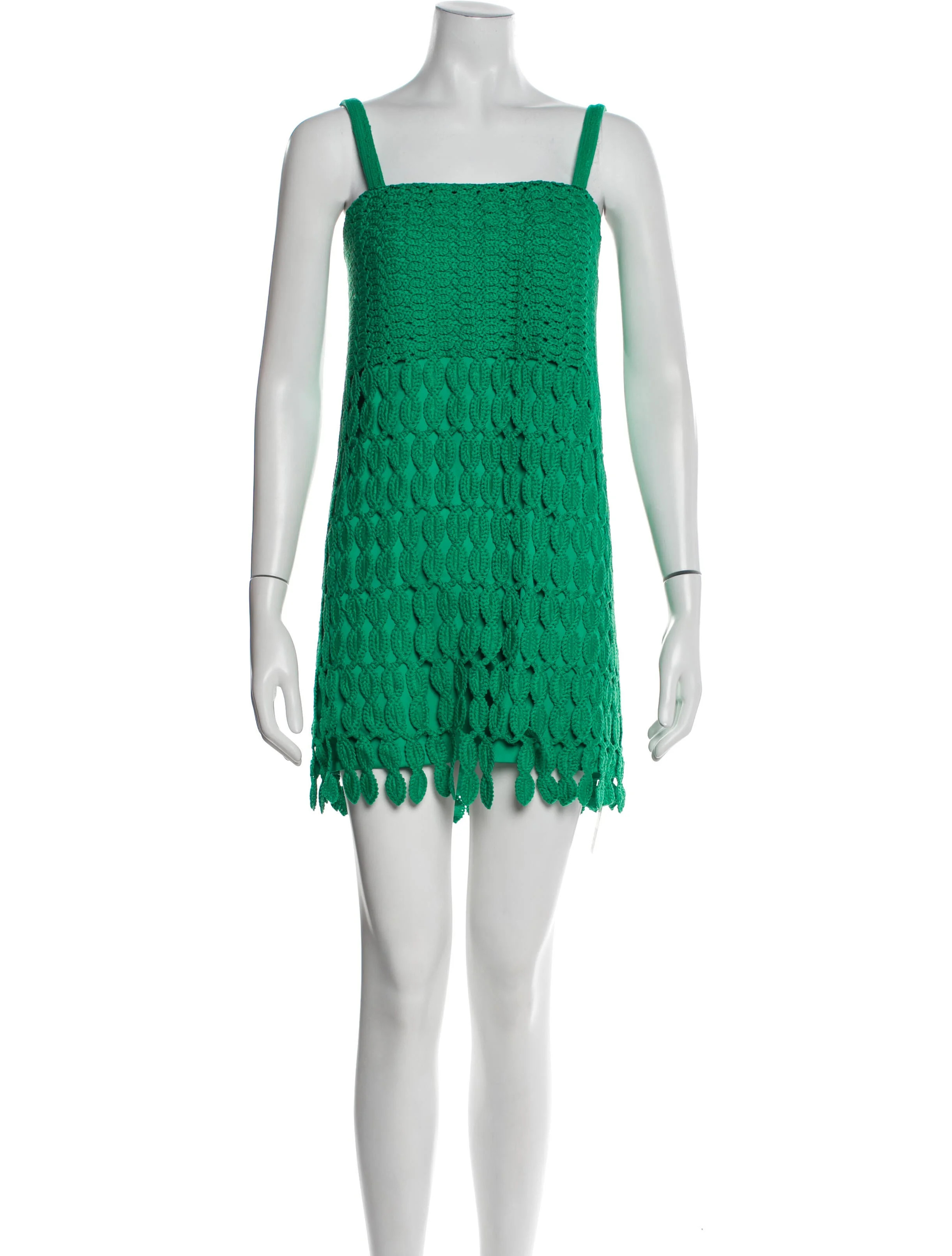 Square Neckline Mini Dress | The RealReal