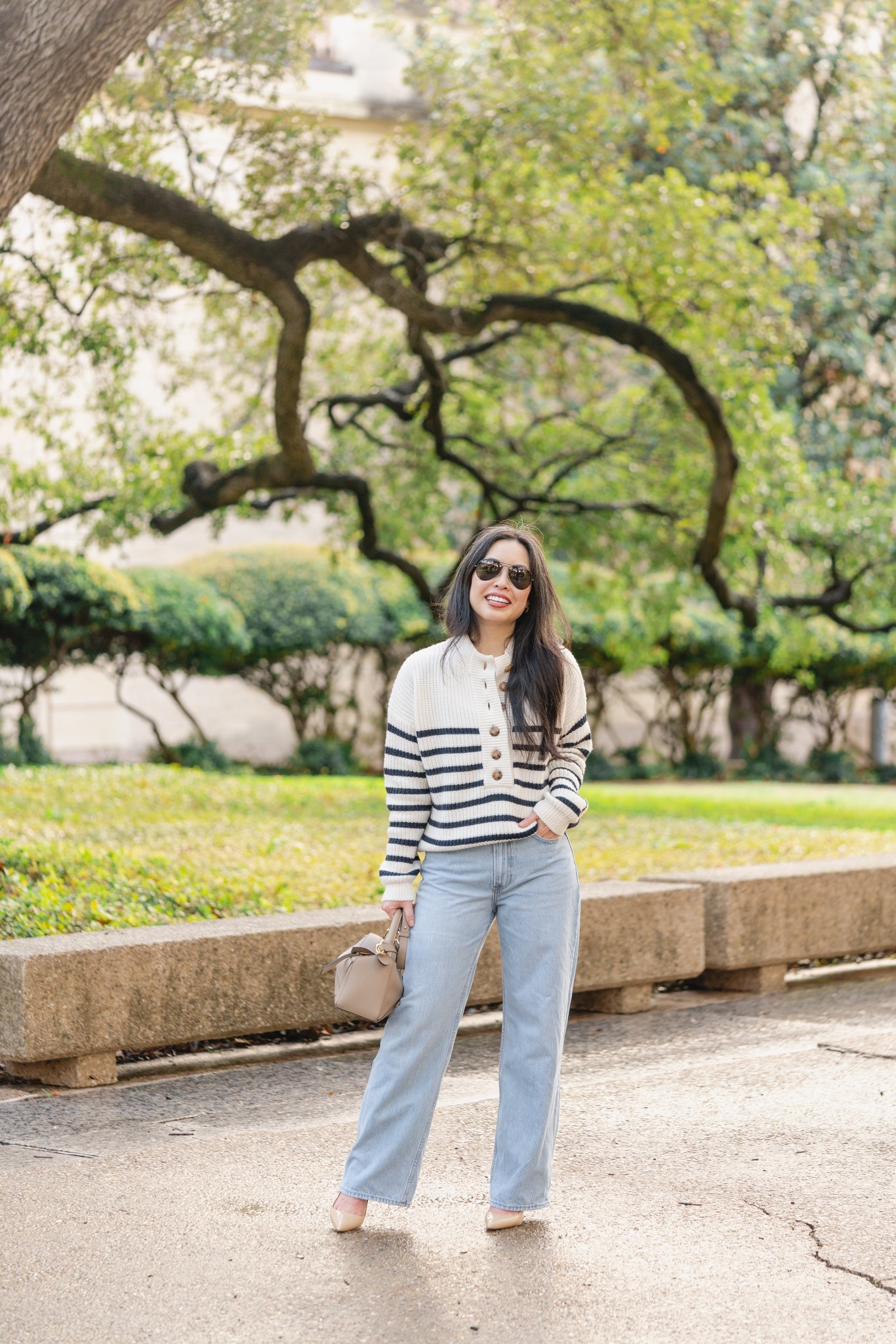 {#newpost} styling the loose jean on jannadoan.com! also, how’s it already the end of march?! 😵‍💫 // shop this post via link in bio ✌️ {03.27.25}

🙏  thank you for shopping my links!
📷: @janeyunphoto 

.
.
.
.
.
.
#texasblogger #austinblogger #atxblogger #personalstyle #igstyle #flashesofdelight #ootdshare #ootd #wiw #lookbook #fashiondaily #styleinspo #petitestyle #asianblogger #fashiongram #instastyle #liketkit #sezanelovers #loosejeans #sezane #casualstyle 

sezane lucas jumper, abercrombie & fitch loose jeans 

#LTKOver40 #LTKSeasonal #LTKPetite