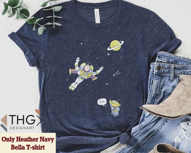Buzz Lightyear & Alien Shirt, Disneyland Trip, Infinity Space T-shirt, Toy Story Tee, Disney Fami... | Etsy (US)