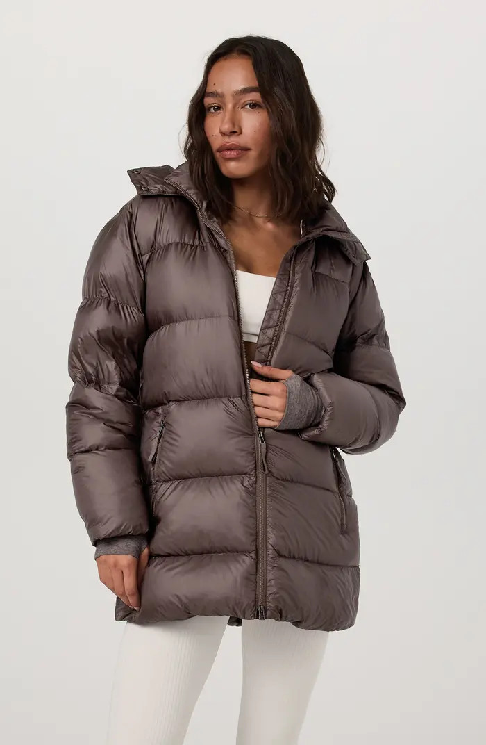 Water Resitant Long Down Jacket | Nordstrom