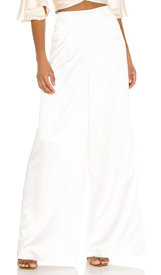 SAU LEE Elsie Pants in White. - size 0 (also in 4, 6) | Revolve Clothing (Global)