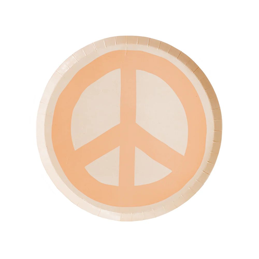 Peace & Love Peace Dessert Plates | Jollity & CO.