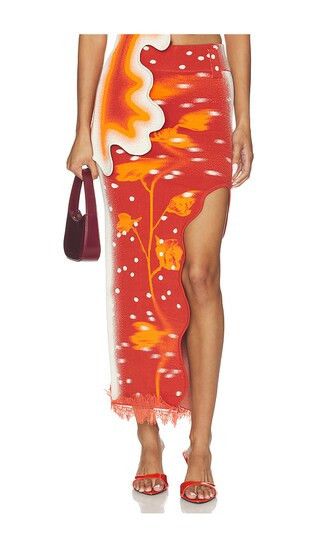 PH5 Lily Midi Skirt in Orange. - size S | Revolve Clothing (Global)