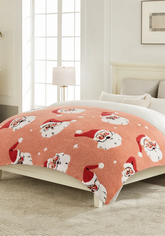 TSC x Amber Massey: Vintage Santa Buttery Blanket | The Styled Collection