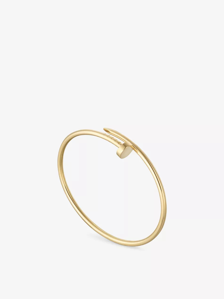 Juste un Clou Small Model 18ct yellow-gold bracelet | Selfridges