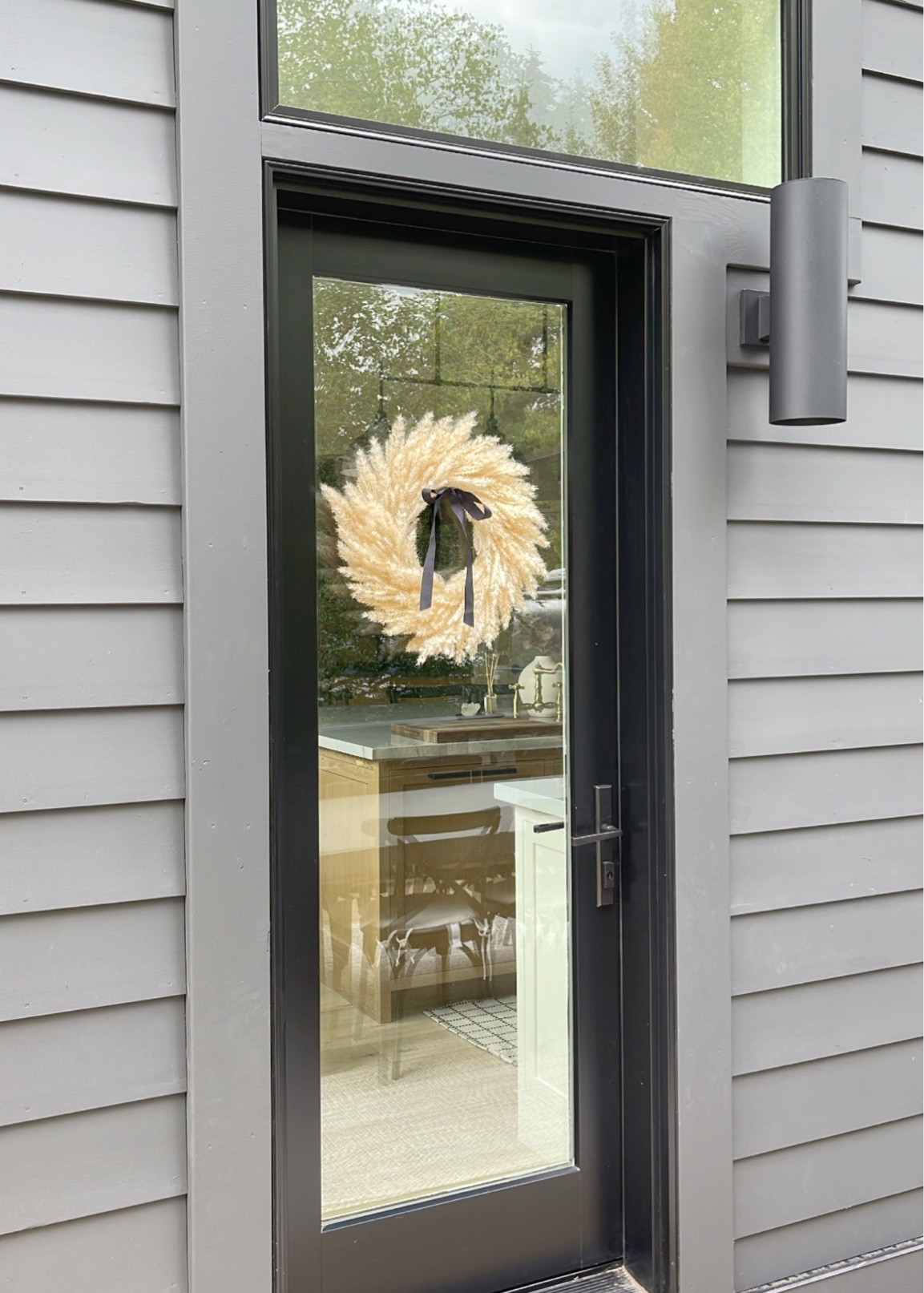 H O M E \ hung two fall wreaths on the glass kitchen doors! Linking this exact wreath and few other grass options and suction cups from Amazon!

Home decor 

#LTKhome #LTKunder50