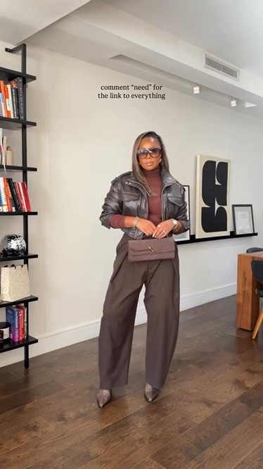 lovinggggg these two looks with this jacket!!!! Medium jacket. Medium top. XL pants and dress 😍😍😍

#LTKootd #LTKMidsize #LTKTall