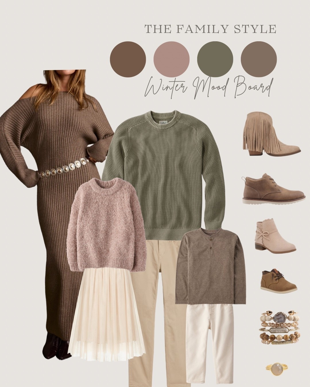 Cozy sweater family winter look. Loving this for family photos outside or comfy at home 🏠 

#LTKSeasonal #LTKFamily