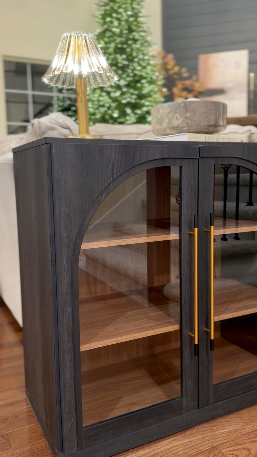 New cabinet.  Stay tuned for the other 2 with the set!  

#LTKHome #LTKHoliday