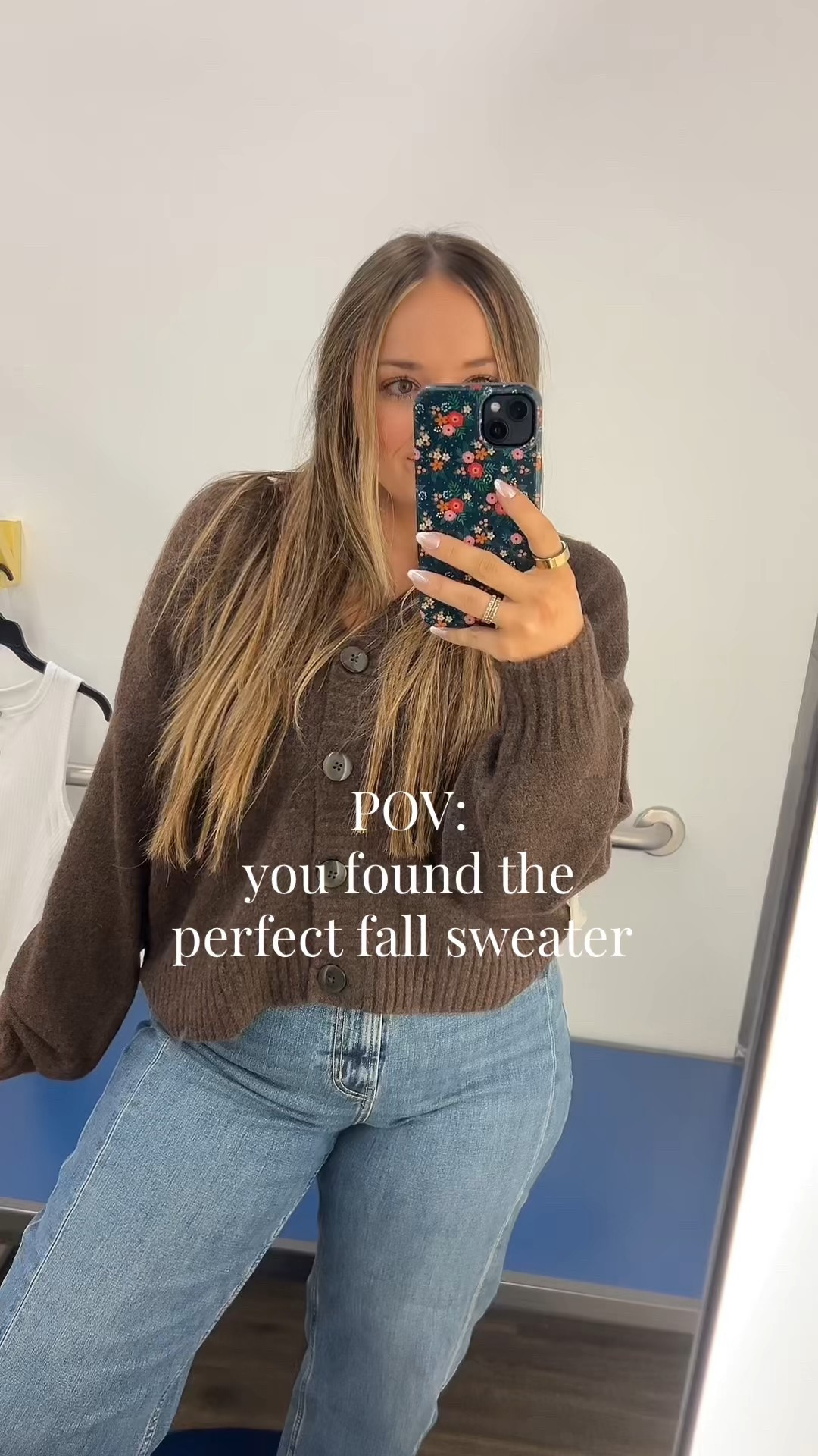 this deep brown sweater is a perfect find for fall! I am wearing a size Large. 

#LTKFindsUnder50 #LTKMidsize #LTKSeasonal