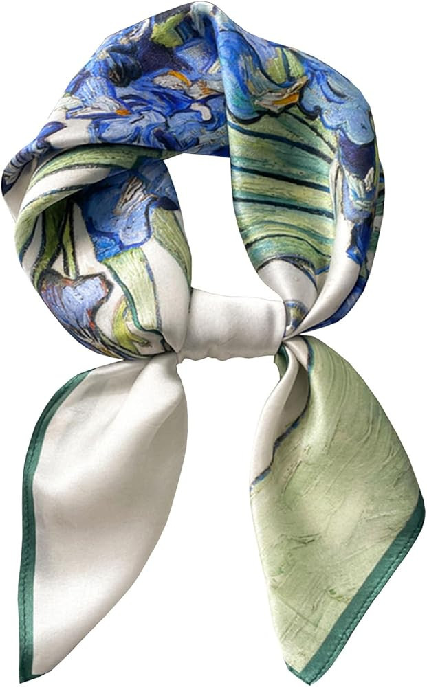 Saiusloa Neck Scarf For Womens Silky Head Scarves Hair Bandanas Square Scarf Fashion Accessories ... | Amazon (US)