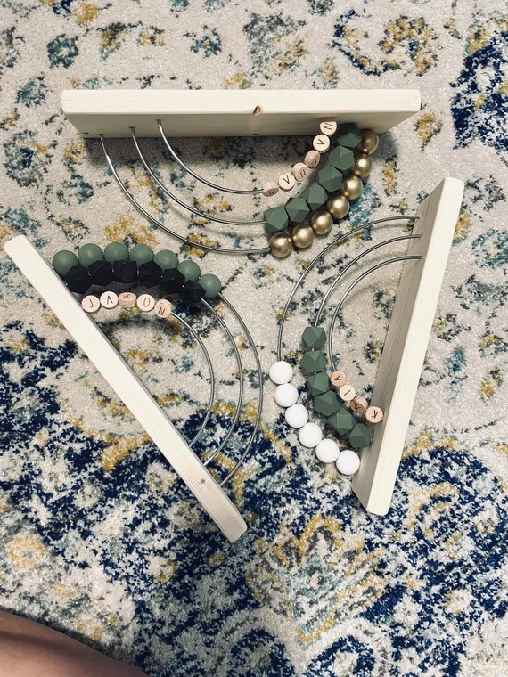 Customize Colors Rainbow Abacus-boho Natural Wooden Rainbow | Etsy | Etsy (US)
