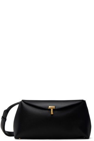 Black T-Lock Clutch Bag | SSENSE