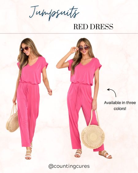 Discover the perfect jumpsuit for any occasion from Red Dress! Available in 3 colors!

#casualstyle #outfitinspo #casuallook #travelstyle

#LTKFind #LTKSeasonal #LTKstyletip