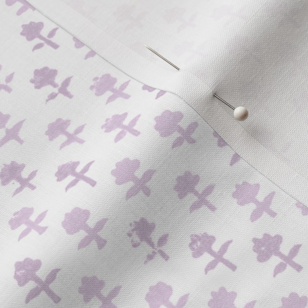 Fabric in LUCY Lilacs | Spoonflower