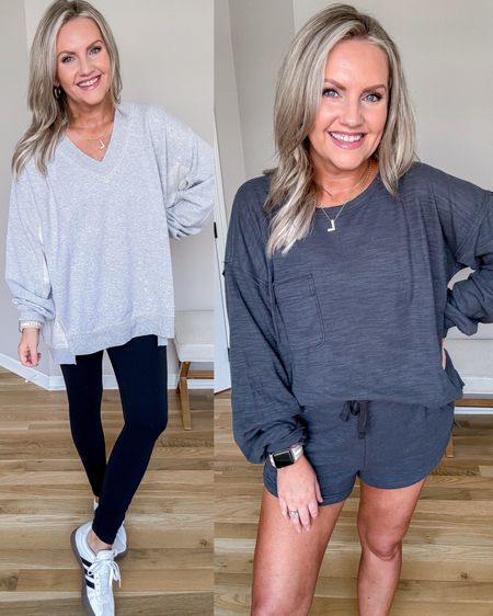 Aerie sale! Everything is 30-60% off! 
I wear size small in all tops and bottoms. Can size down. 
Lounge set
Tunic sweatshirt 
Demon shorts 


#LTKstyletip #LTKsalealert #LTKfindsunder50
