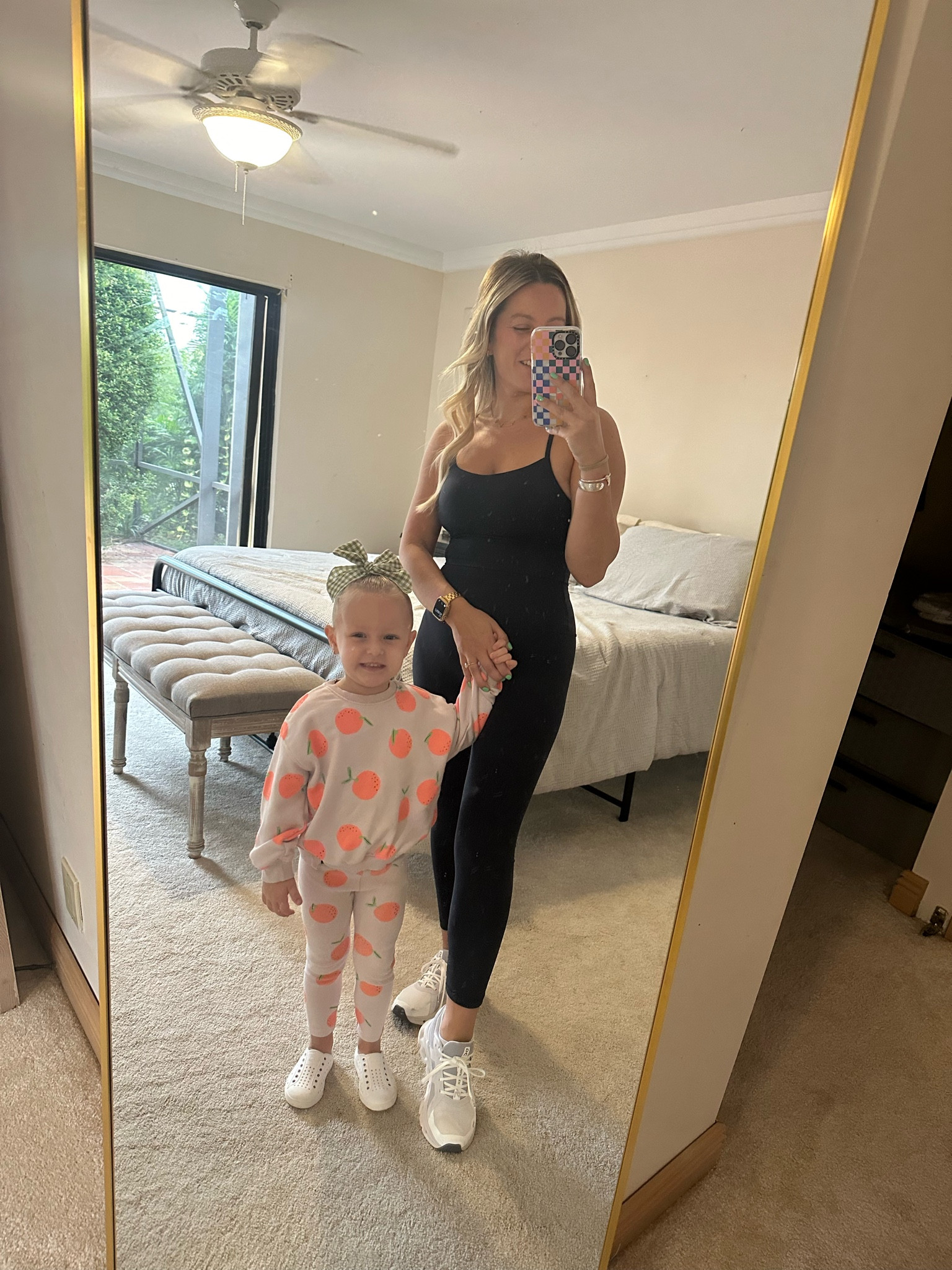 The cutest Amazon workout set. Comes in so many colors and feels just like the expensive brands we know and love, but for half the price!

For reference I am 5’ and got the 23” inseam. I am also 126lb and got the small in top and bottom  Comes in multiple inseams as well!

Penelope’s 2 piece set is from Zara Kids :)

#LTKFitness #LTKFindsUnder50