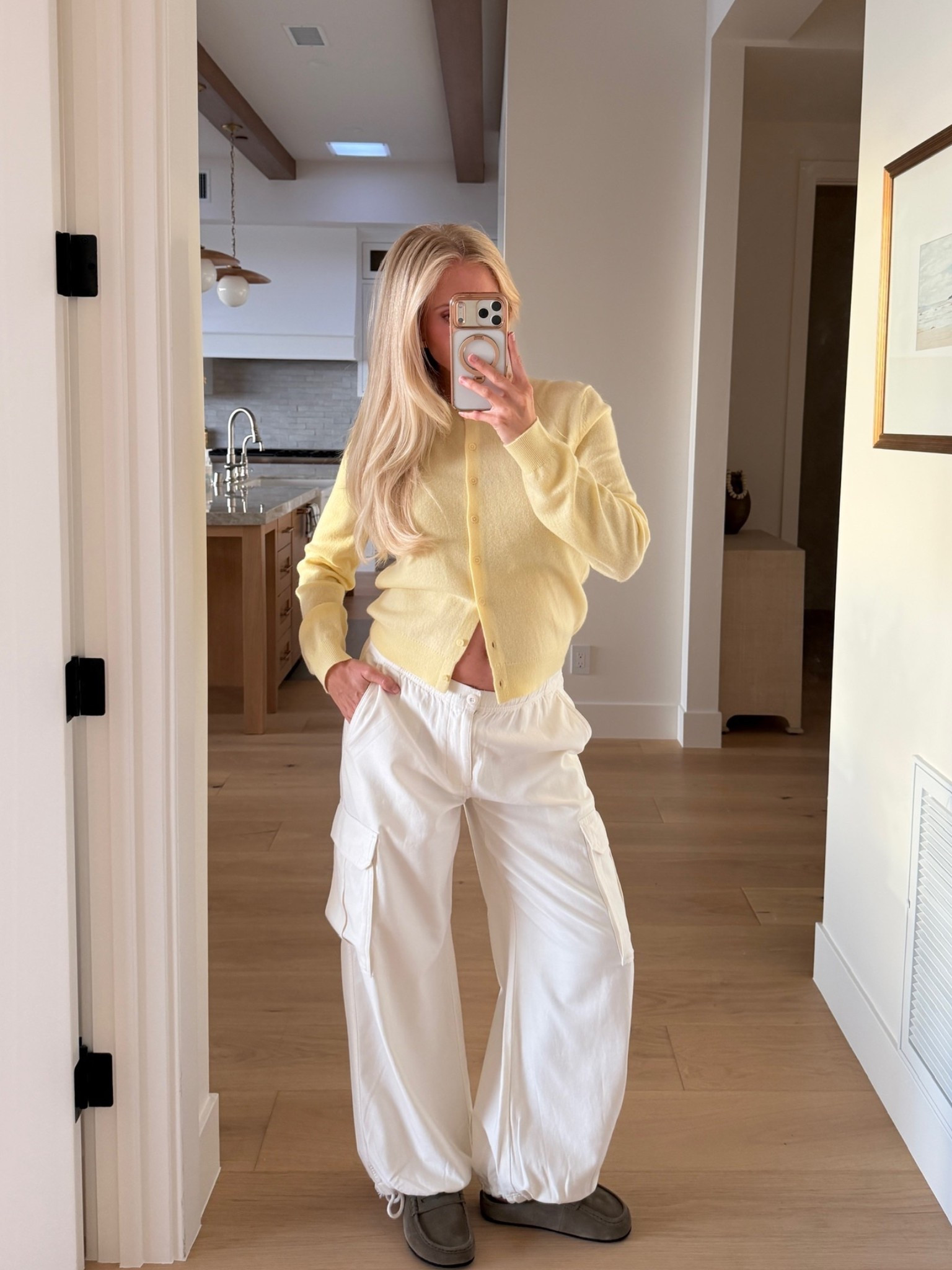 Wearing a medium in sweater (lemonade), medium in pants (vintg light birch) - sized up in both for pregnancy, shoes are tts! Code KATHLEEN20 for discount on HM site (earrings). #kathleenpost

Spring transition outfit, casual chic outfit, bump friendly, maternity look

#LTKootd #LTKBump #LTKSeasonal