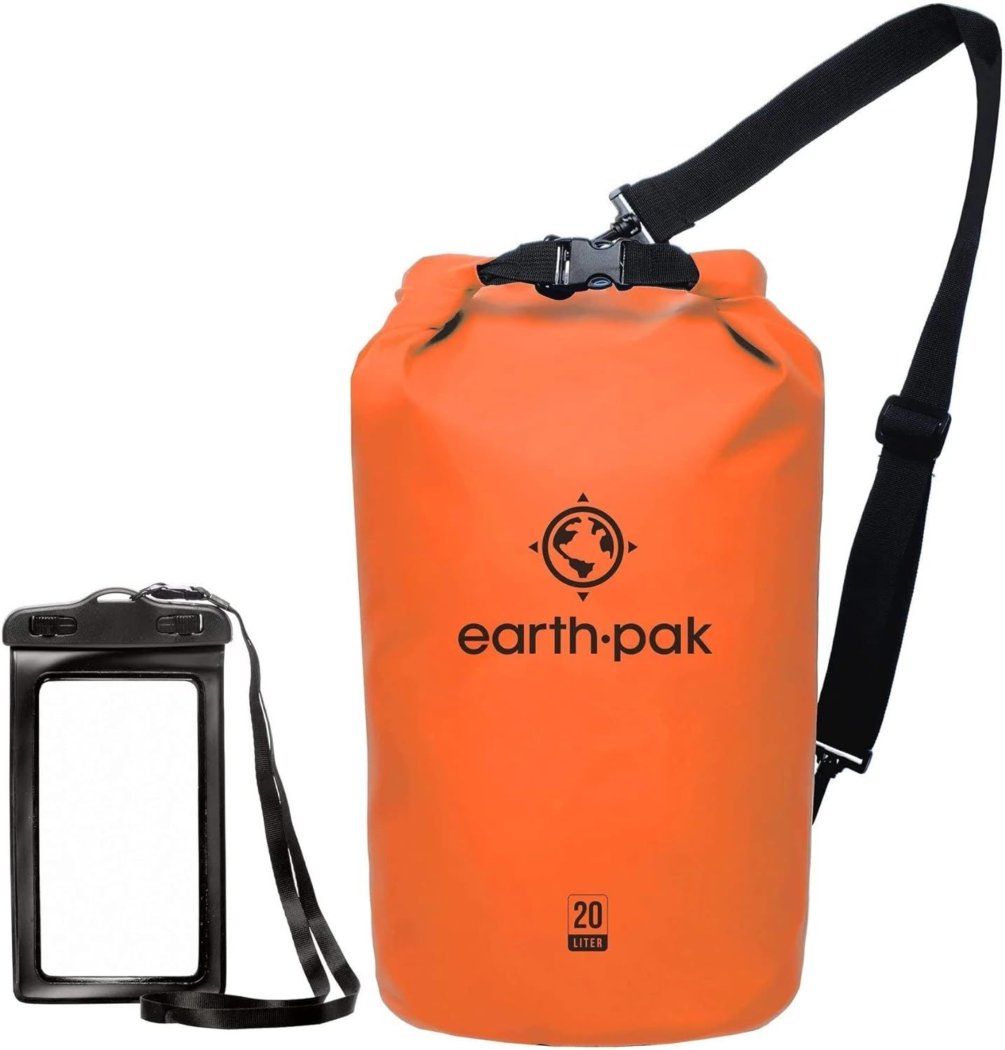 Amazon.com: Earth Pak -Waterproof Dry Bag - Roll Top Dry Compression Sack Keeps Gear Dry for Kaya... | Amazon (US)