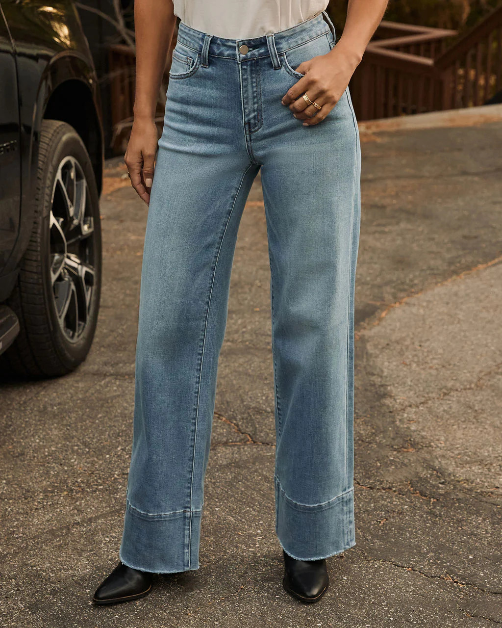 Lauren High Rise Bootcut Jeans | VICI