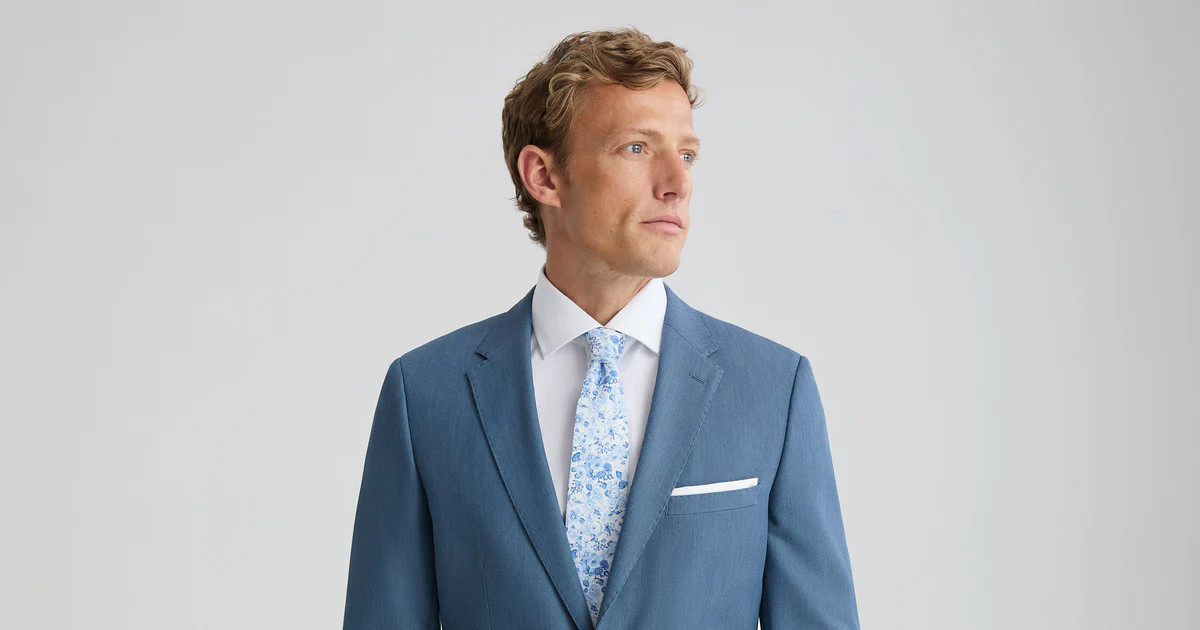 Men's Light Blue Suit | Suits for Weddings & Events | SuitShop | SuitShop
