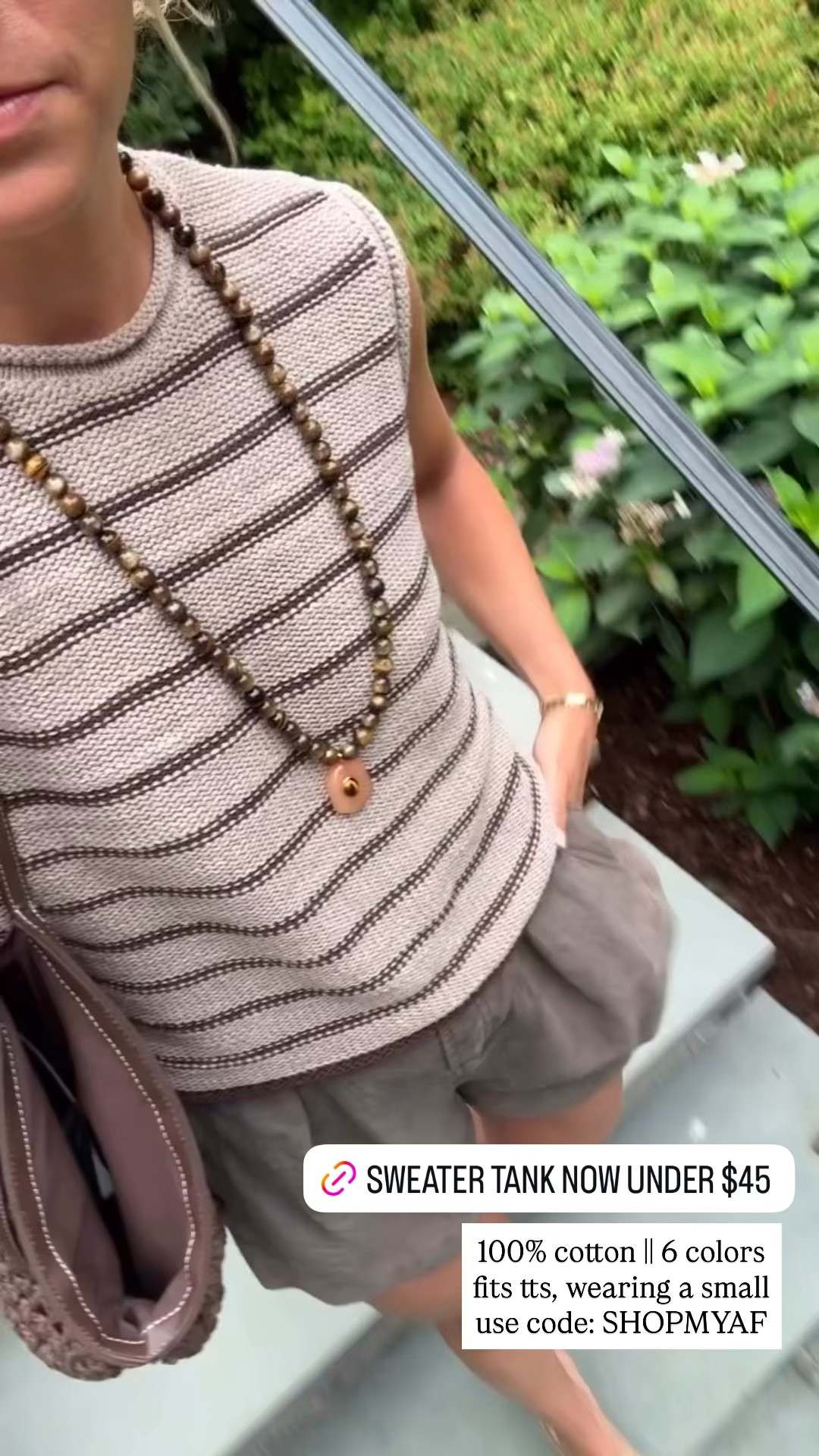 cotton sweater tank now under $45 with code SHOPMYAF || Wearing all smalls, tts

#LTKootd #LTKSaleAlert