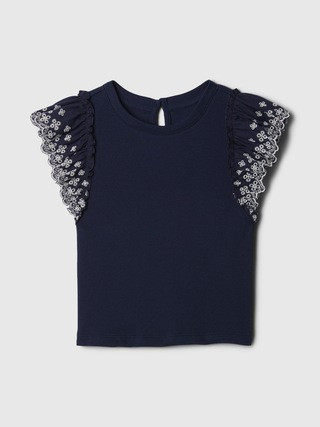 babyGap Eyelet Rib T-Shirt | Gap (US)