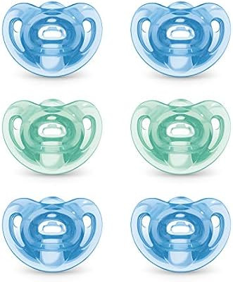NUK Sensitive Orthodontic Pacifiers, 0-6 Months, 6 Pack | Amazon (US)