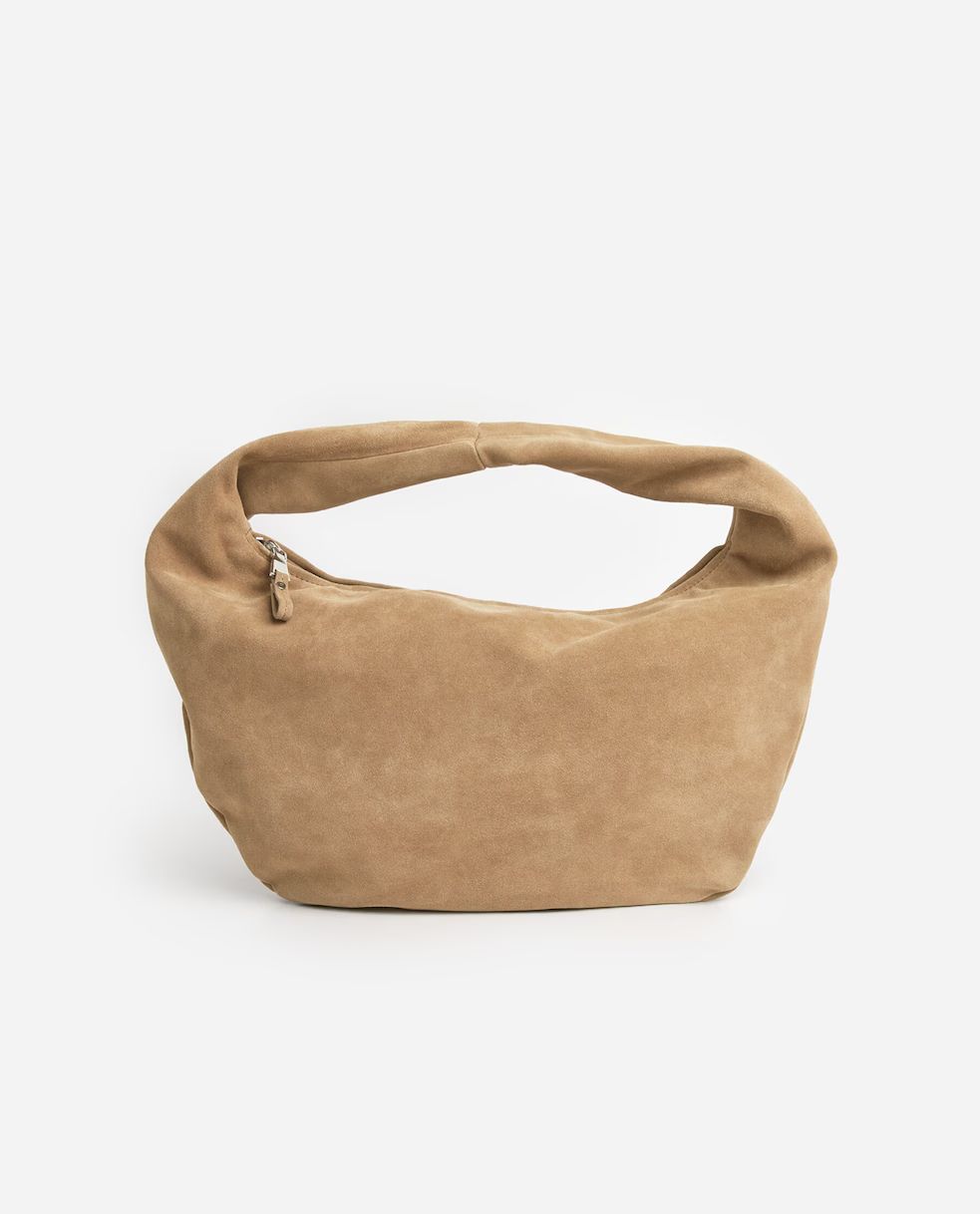 Alva Shoulder Bag Suede | Flattered