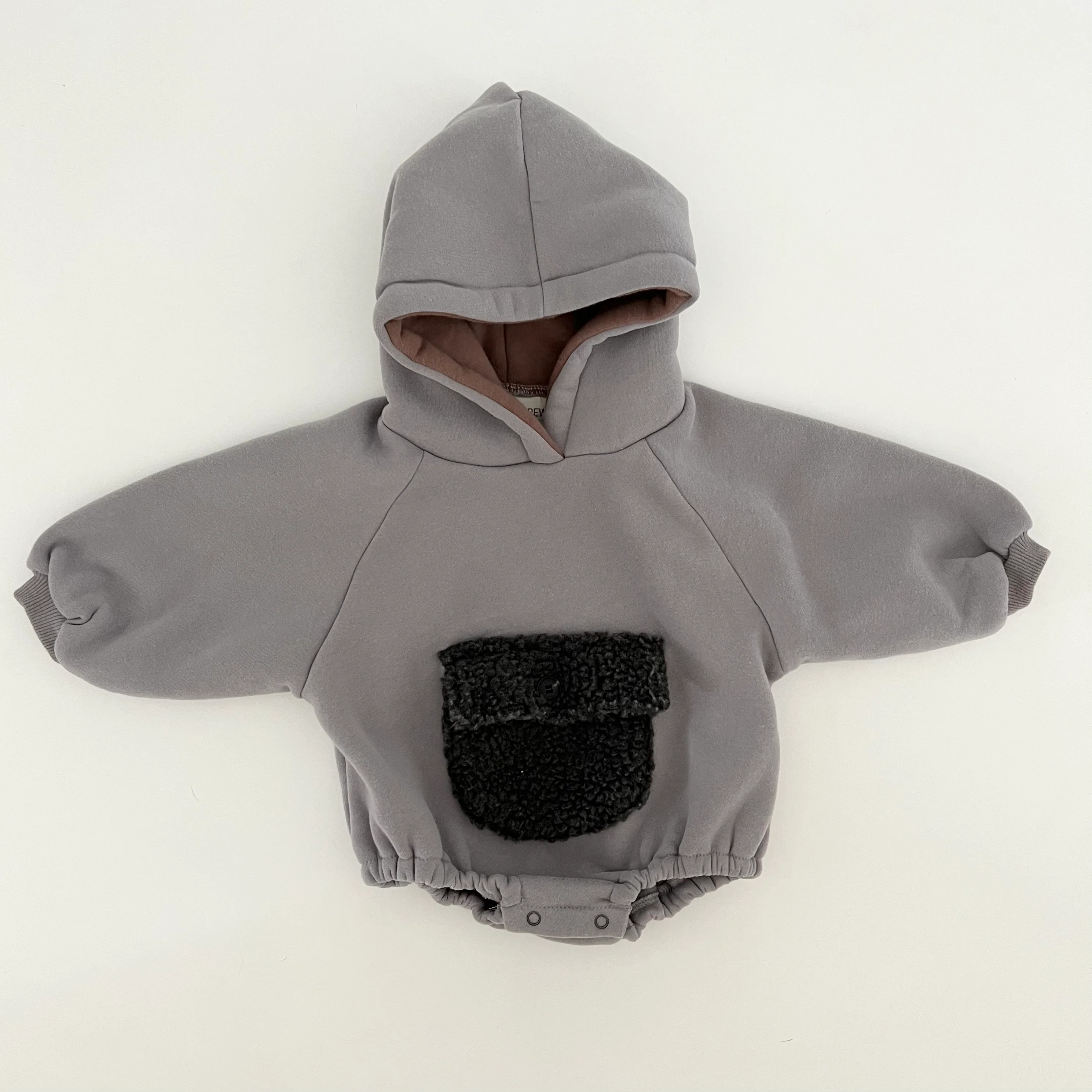 Rowan Romper in Slate | Winnie and Crew