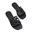 Flat Sandals for Women 2026 Luxury Open Toe Dressy Slip On Sandals Comfortable Slides for Summer | Amazon (US)